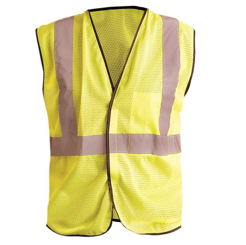 High Visibility Classic Mesh Standard Safety Vest Yellow